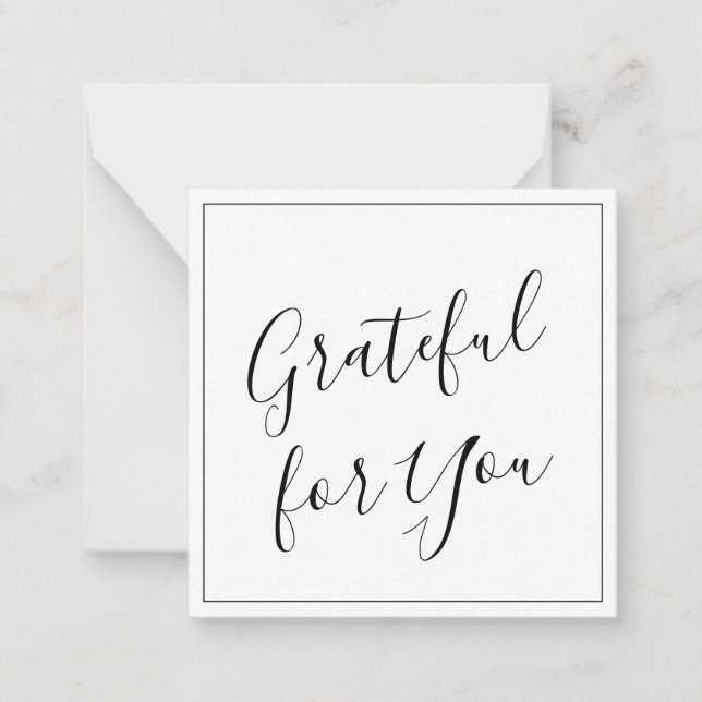 Grateful for You Card (Front)