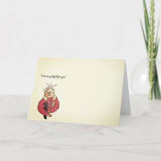 Grateful for You!  Thank You Card