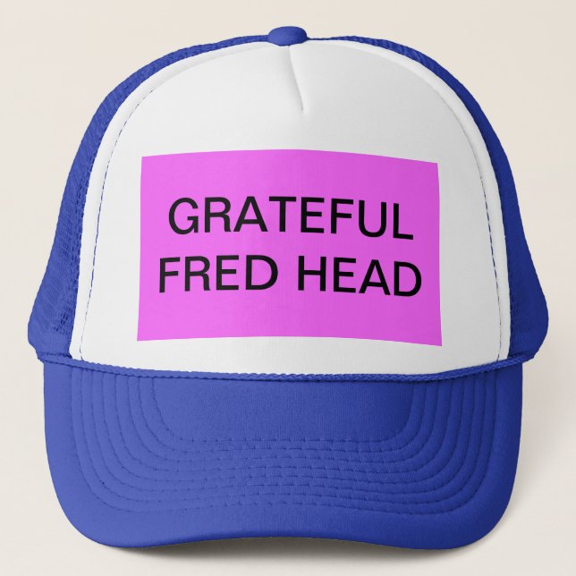 GRATEFUL FRED HEAD 1 TRUCKER HAT (Front)