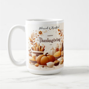 Grateful Gatherings: Festive Thanksgiving Mug
