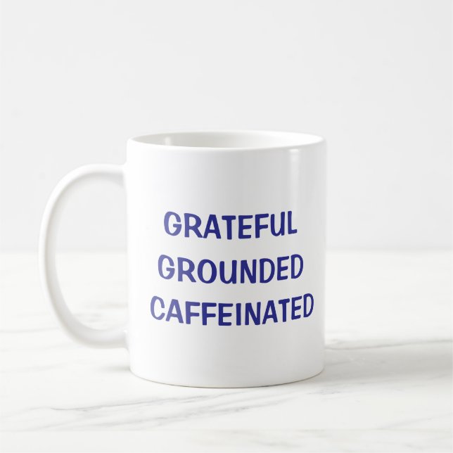 Grateful Ground Café Mug (Gauche)
