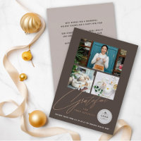 Grateful Handwrite Script 3 Photo Stylish Business