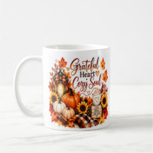 Grateful Heart, Cozy Soul – Cozy Autumn Vibes Mug