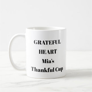 Grateful Heart Daily Affirmation Mug