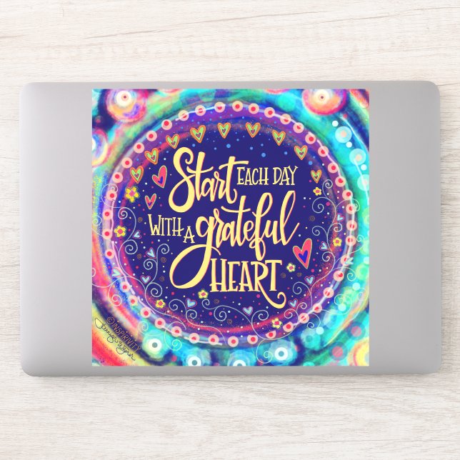 Grateful Heart Encouragement Pretty Inspirivity (Computer)