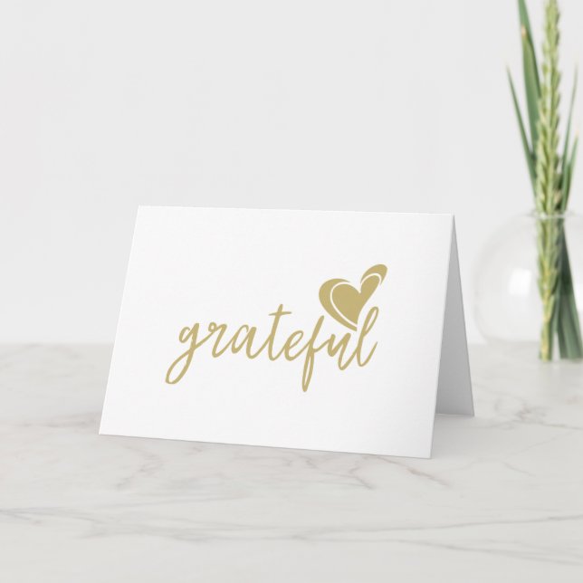 grateful heart holiday card (Front)