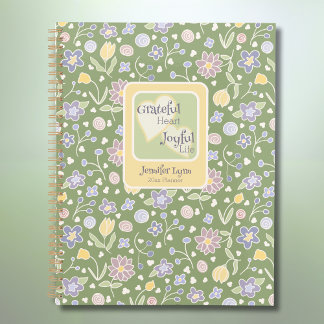 Grateful Heart Joyful Life Personalized Planner