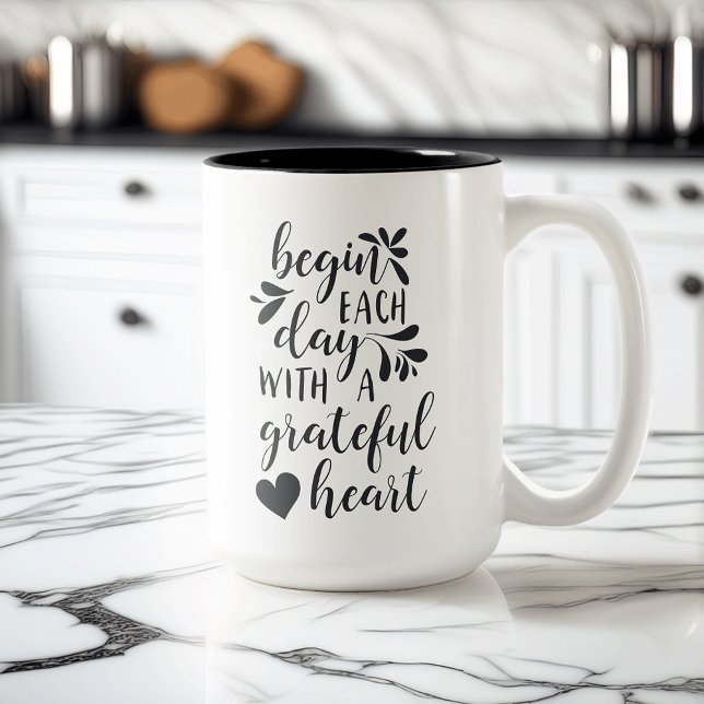 Grateful Heart Jumbo Two-Tone Coffee Mug (Creator Uploaded)