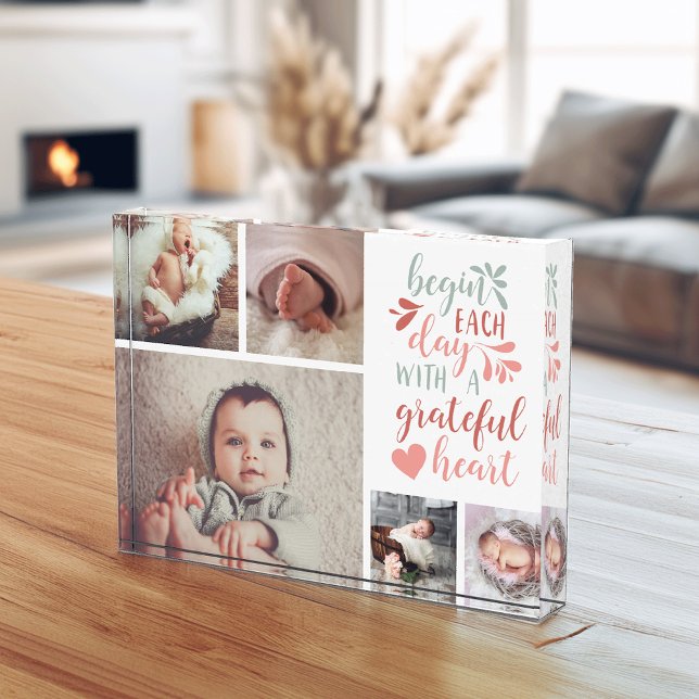 Grateful Heart Photo Collage Block (Creator Uploaded)