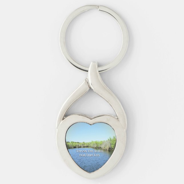 Grateful Heart Reminder Keychain (Front)