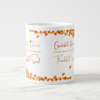 Grateful Heart Thankful Soul Mug – Minimal Fall 