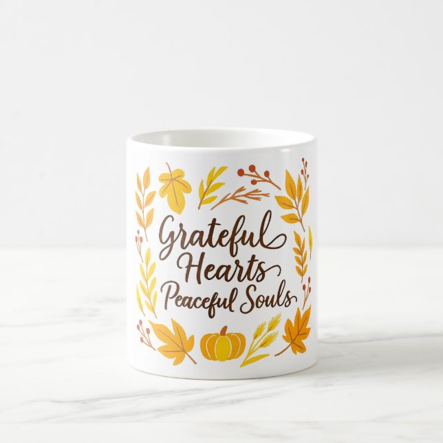 ''Grateful Hearts, Peaceful Souls' Mug (Centre)