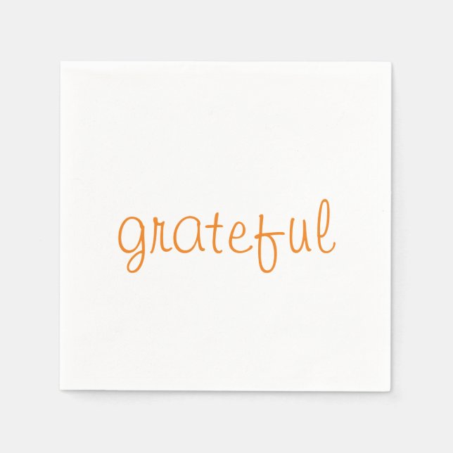 Grateful Napkin (Front)