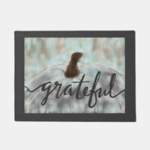 Grateful Outdoor Doormat