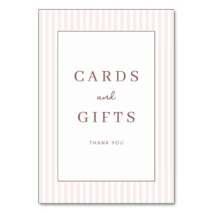 Grateful Pink Serif Thank You Card
