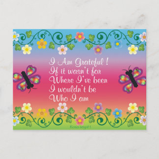 Grateful Postcard