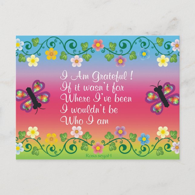 Grateful Postcard (Front)