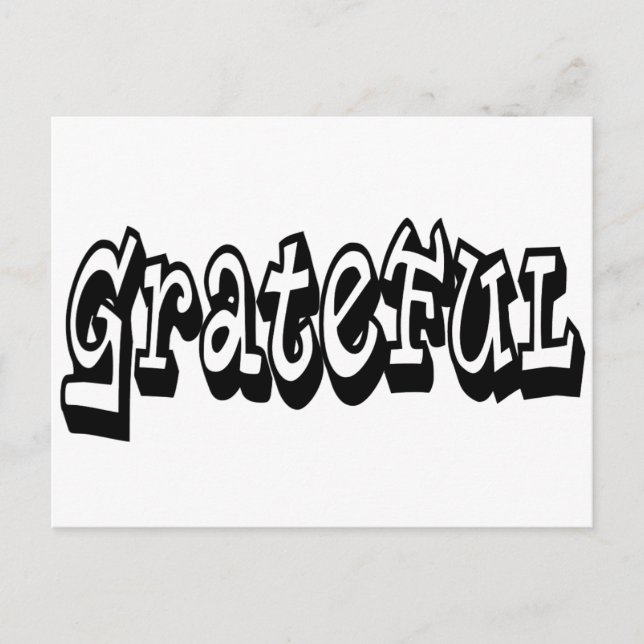 Grateful Postcard (Front)
