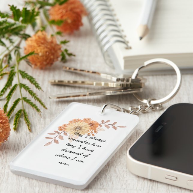 Grateful Reflections Keychain (Front Right)