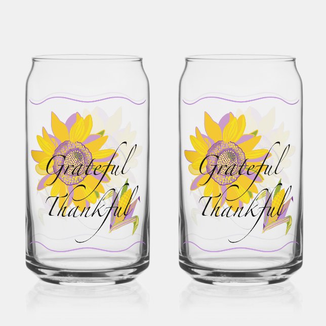 Grateful Soda Glass (Front)