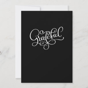 Grateful Thank You Card