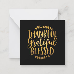 Grateful Thankful Blessed Mom Card