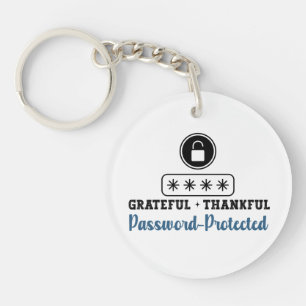 Grateful Thankful Password Protected - IT Keychain