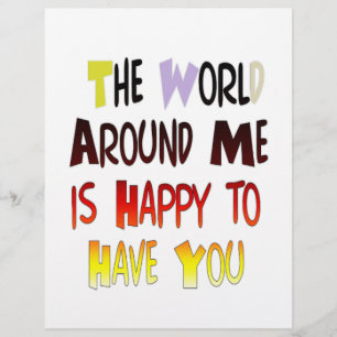 Grateful to Have You In My World with gratitude