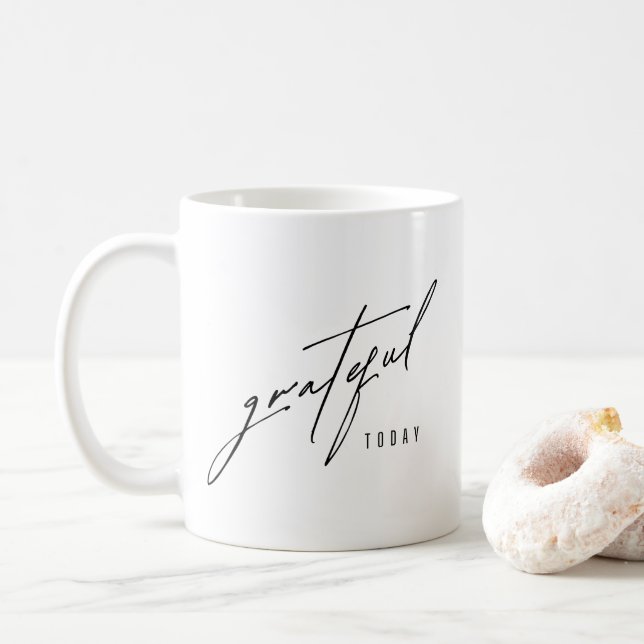grateful today. Mugs & Cups (With Donut)