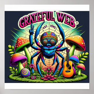 Grateful Web - Spydye7 Poster