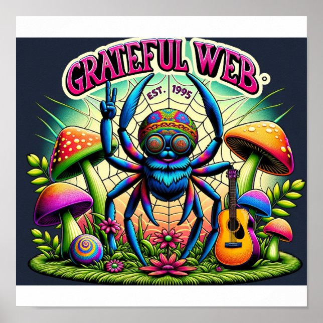 Grateful Web - Spydye7 Poster (Front)