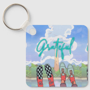 GRATEFULL, RELAX TIME KEYCHAIN