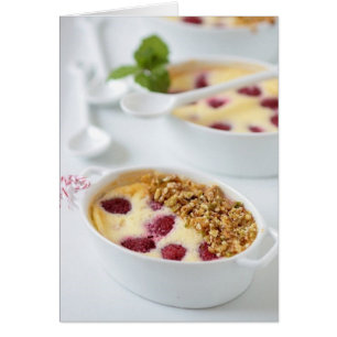 Gratins de mascarpone et framboise