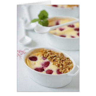 Gratins de mascarpone et framboise