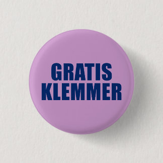 Gratis Klemmer 1 Inch Round Button