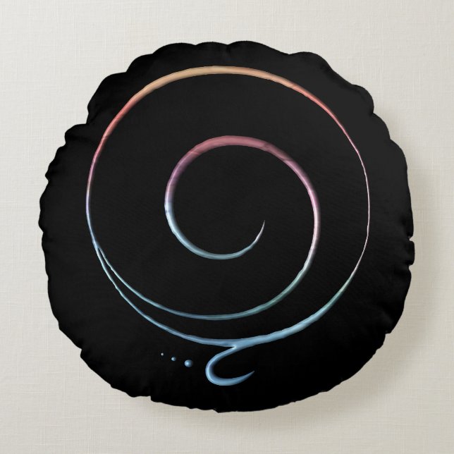 Gratitude 1  round pillow (Front)