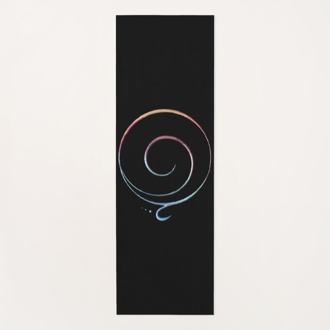 Gratitude 1  yoga mat (Front)
