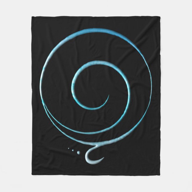 Gratitude 6 fleece blanket (Front)