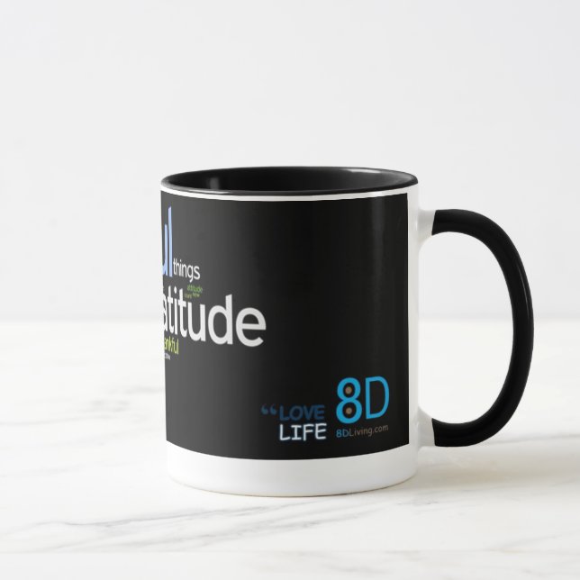 Gratitude - 8D Living Mug (Right)