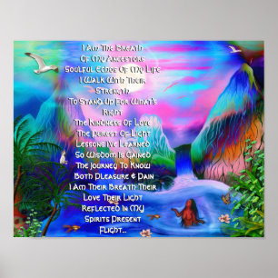 Gratitude Ancestor Poem Poster