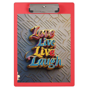 "Gratitude and Love" Clipboard