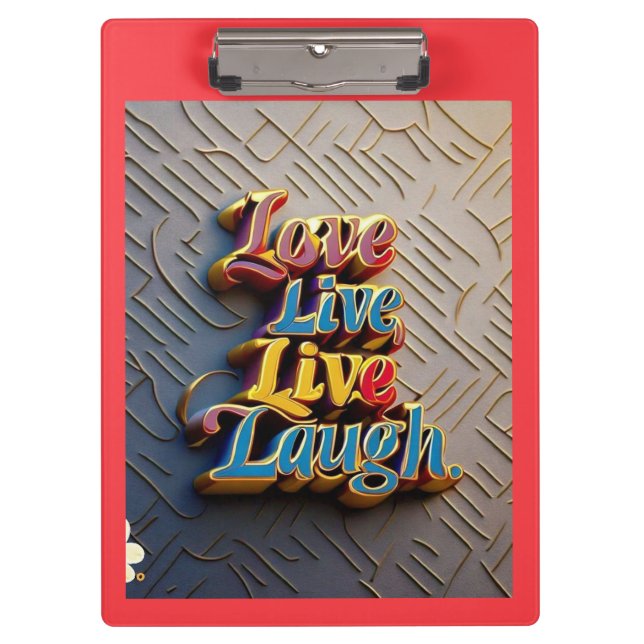 "Gratitude and Love" Clipboard (Front)