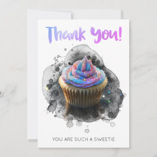 *~ Gratitude AP99 THANK YOU Cup Cake Card
