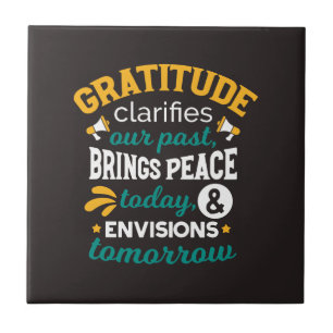  Gratitude Brings Peace Today – Positive Faith Tile