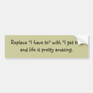 Gratitude Bumper Sticker