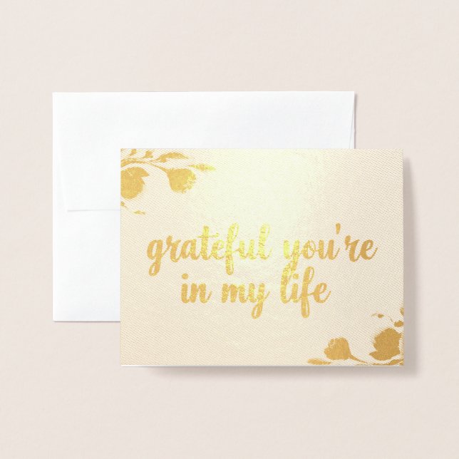 Gratitude Card   (Front With Envelope)