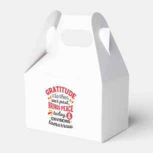 Gratitude Clarifies Our Past – Inspirational Art Favor Box