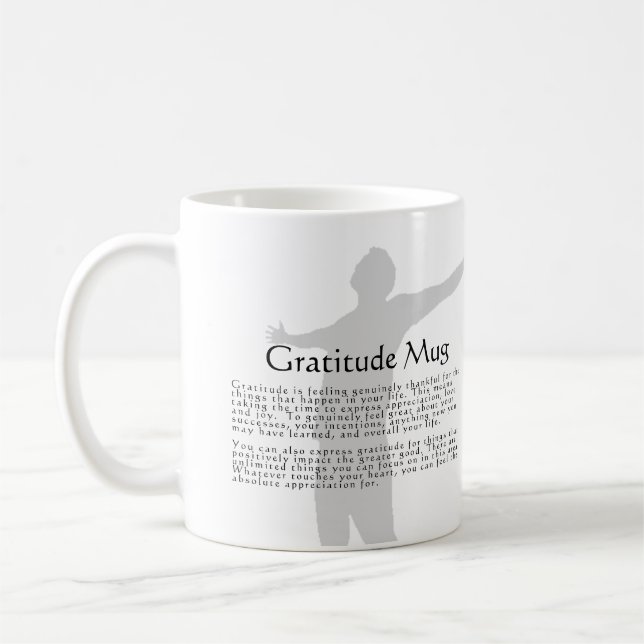 Gratitude Coffee Mug (Left)