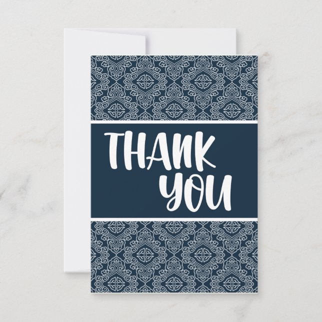Gratitude déchaînée : Un Merci Motif sincère (Devant)