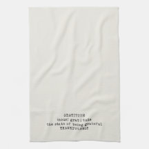Gratitude Definition Kitchen Towel